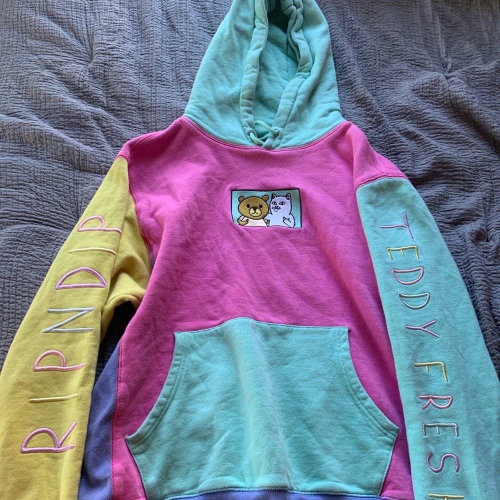 RIPNDIP X TEDDY FRESH embroidered hoodie